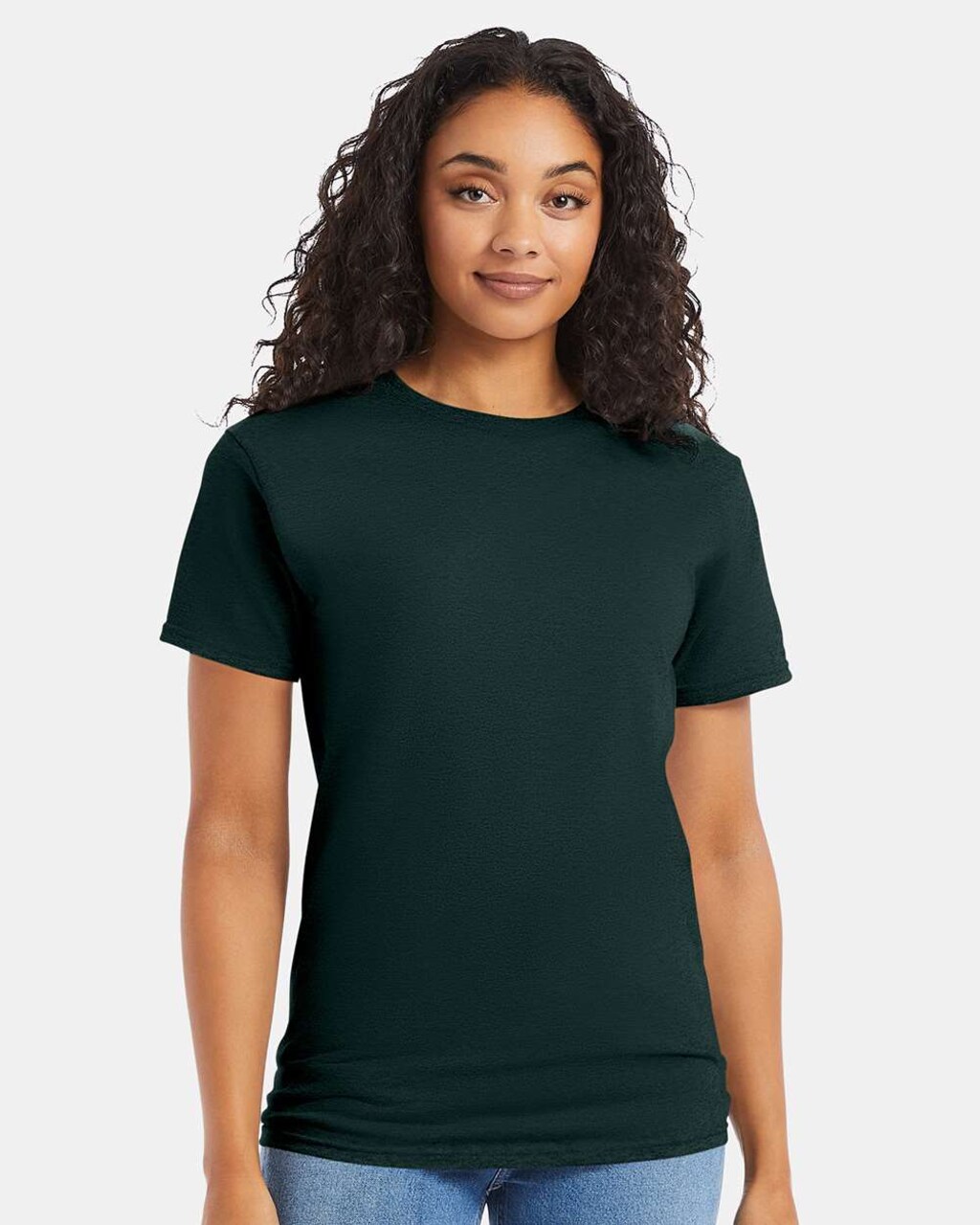Hanes Unisex Classic Fit Crewneck Cotton T Shirt For Everyday Casual Tee